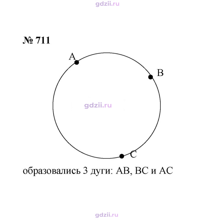 Скан решения номера 711