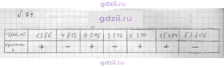 Скан решения номера 74