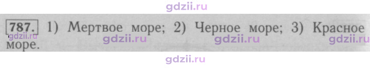 Скан решения номера 787
