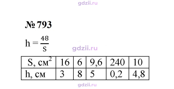 Скан решения номера 793