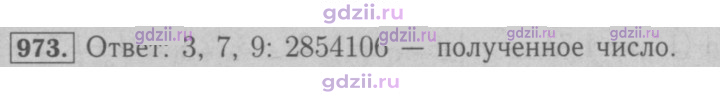 Скан решения номера 973