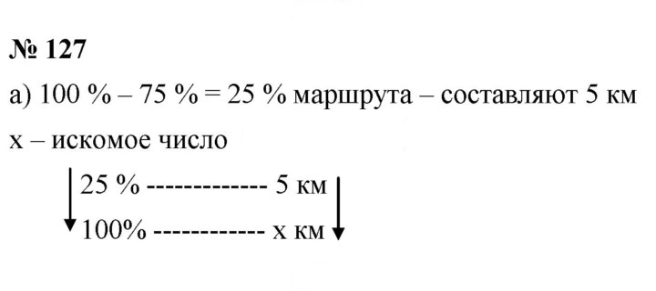 Скан решения номера 127