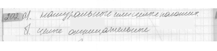 Скан решения номера 202
