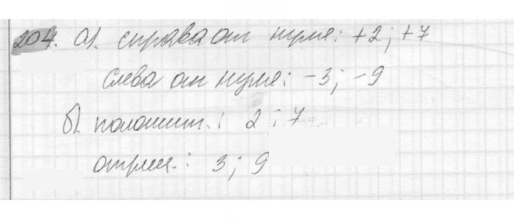 Скан решения номера 204