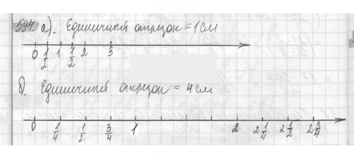 Скан решения номера 594