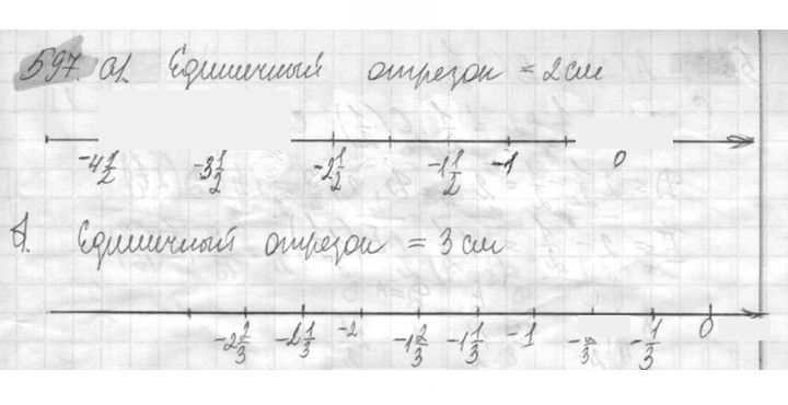 Скан решения номера 597