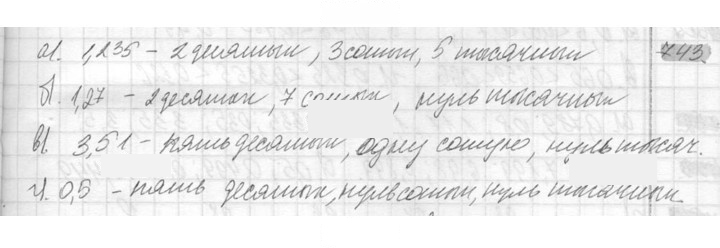 Скан решения номера 743