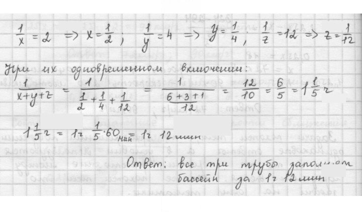 Скан решения номера 202