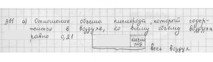 Скан решения номера 311