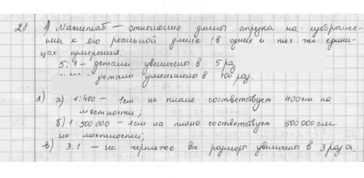 Скан решения номера 28
