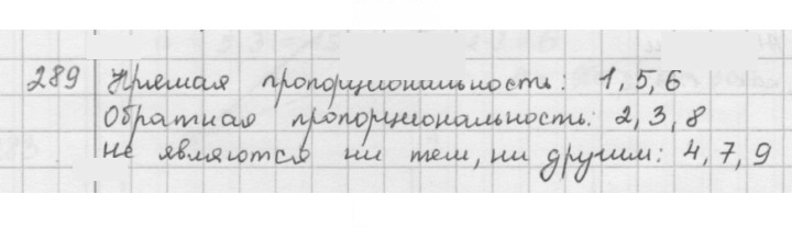 Скан решения номера 289