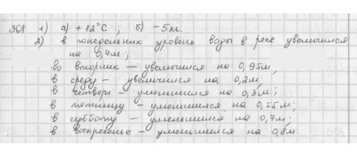 Скан решения номера 301
