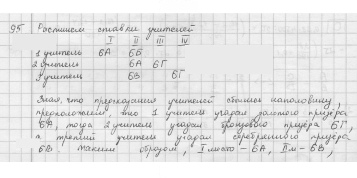Скан решения номера 95