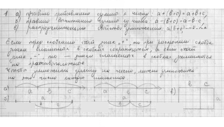 Скан решения номера 1