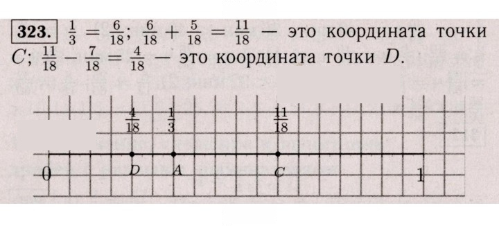 Скан решения номера 323 (318)