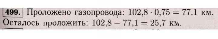 Скан решения номера 499 (494)