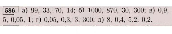 Скан решения номера 586 (581)