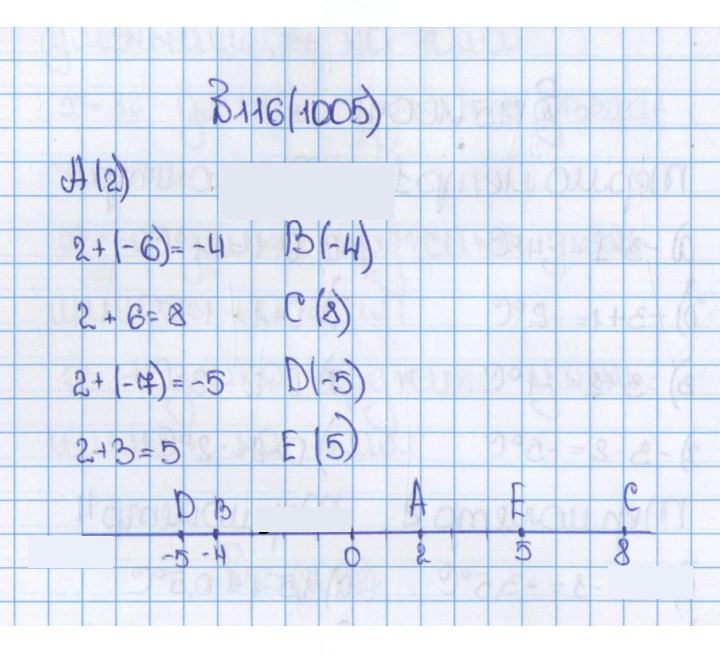 Скан решения номера 1005 (116)