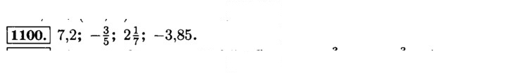 Скан решения номера 1100 (211)