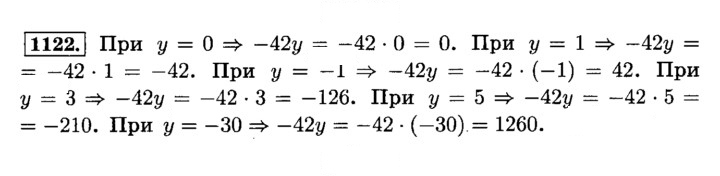Скан решения номера 1122 (233)