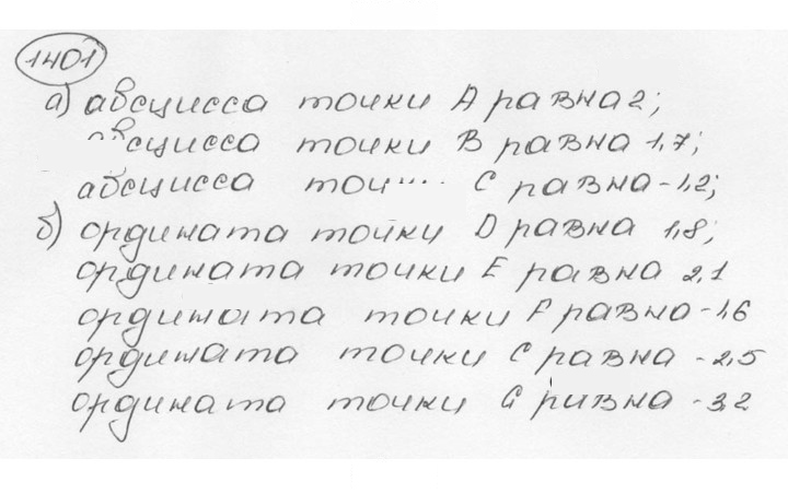 Скан решения номера 1401 (512)