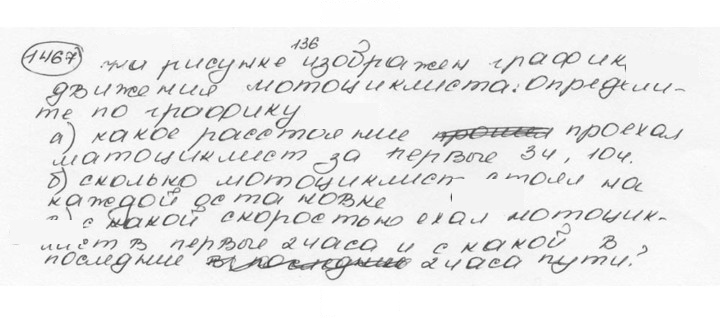 Скан решения номера 1467