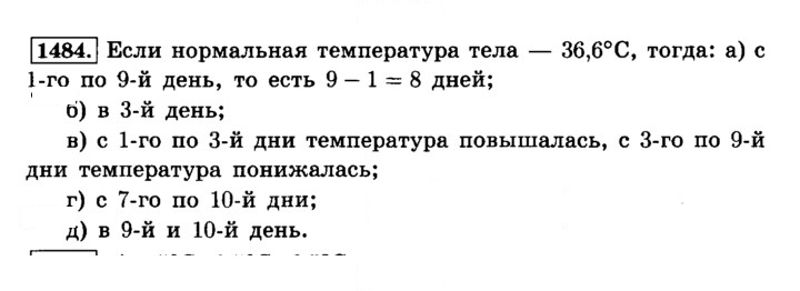 Скан решения номера 1484 (595)