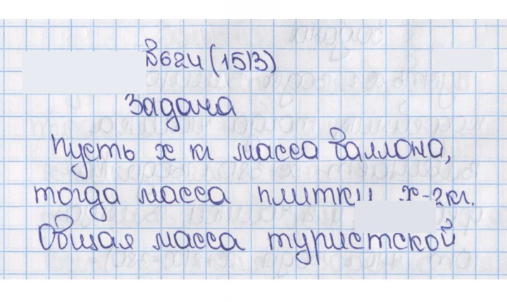 Скан решения номера 1513 (624)