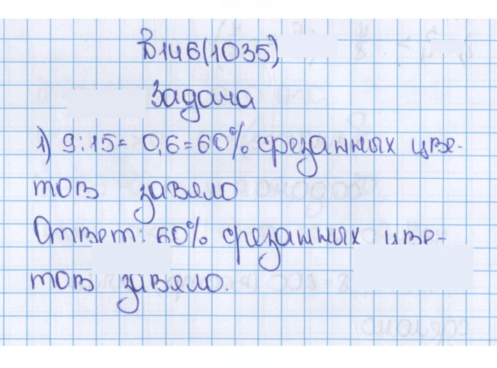 Скан решения номера 146 (1035)