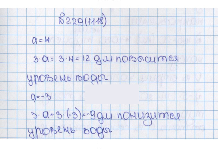 Скан решения номера 229 (1118)