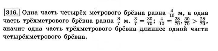 Скан решения номера 316 (321)