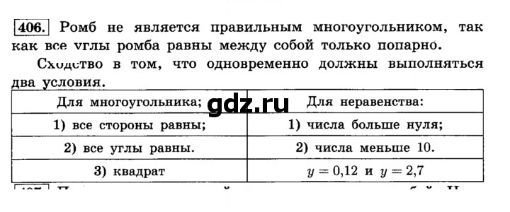 Скан решения номера 406 (412)