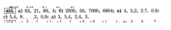 Скан решения номера 455 (460)