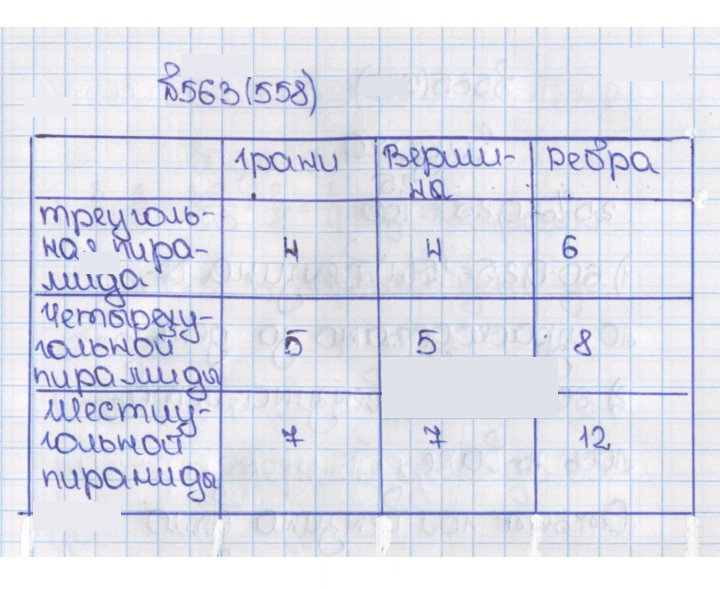 Скан решения номера 558 (563)