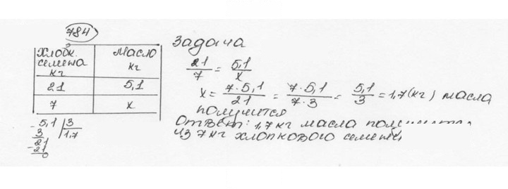 Скан решения номера 784 (790)