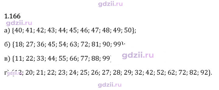 Скан решения номера 1.166