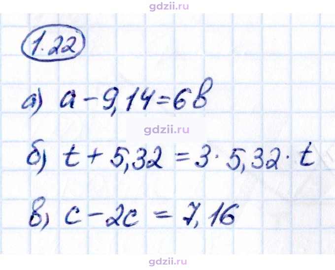 Скан решения номера 1.22