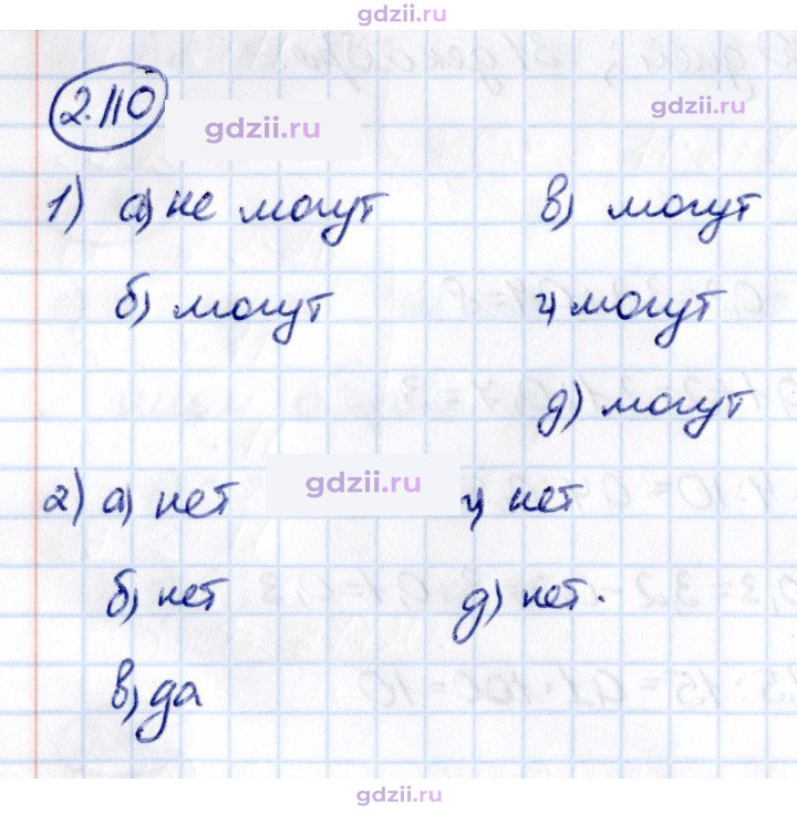Скан решения номера 2.110