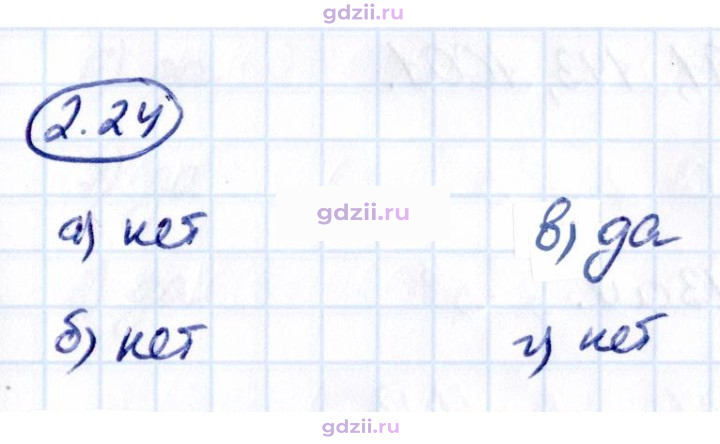 Скан решения номера 2.24