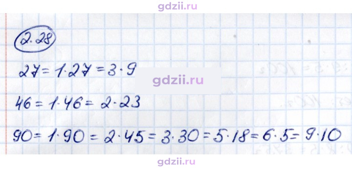 Скан решения номера 2.28