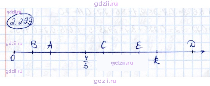Скан решения номера 2.299