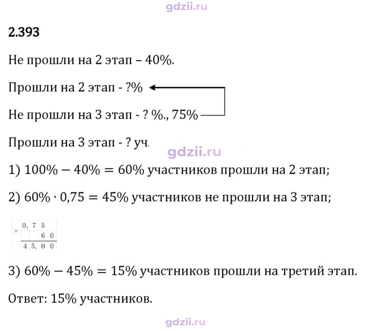 Скан решения номера 2.393