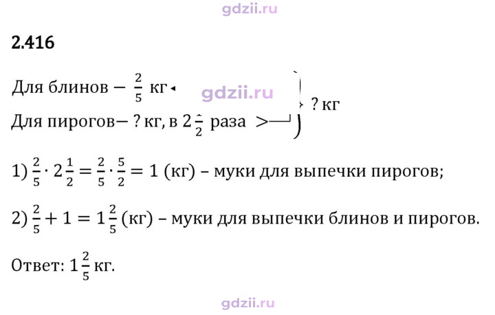 Скан решения номера 2.416