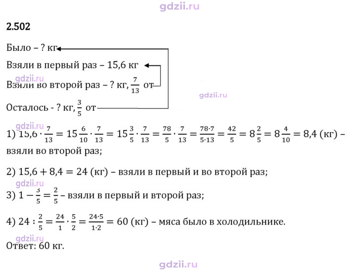 Скан решения номера 2.502