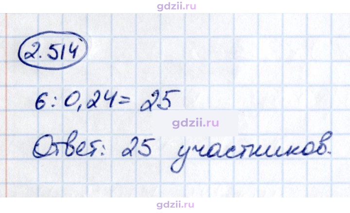 Скан решения номера 2.514