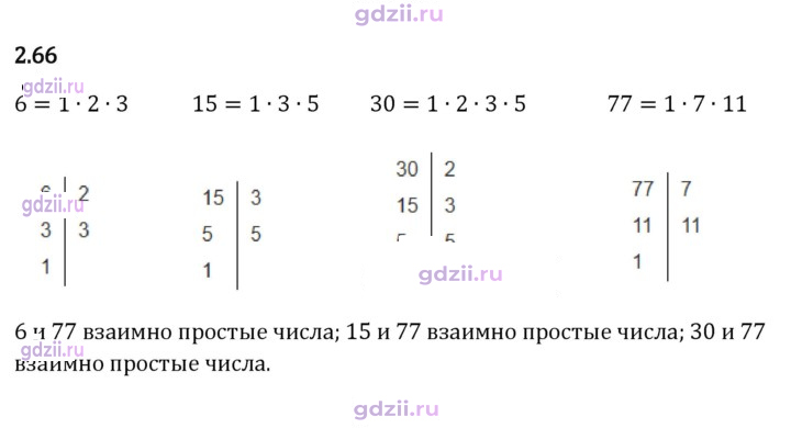 Скан решения номера 2.66