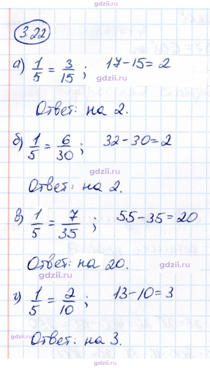 Скан решения номера 3.22