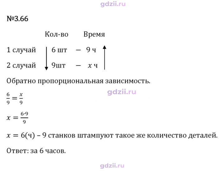 Скан решения номера 3.66