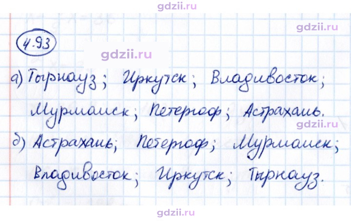 Скан решения номера 4.93