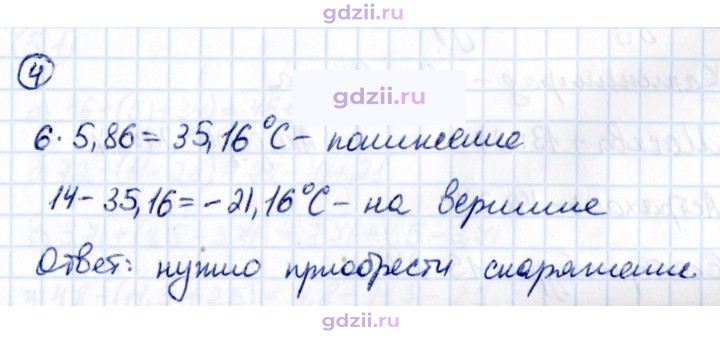 Скан решения номера 4